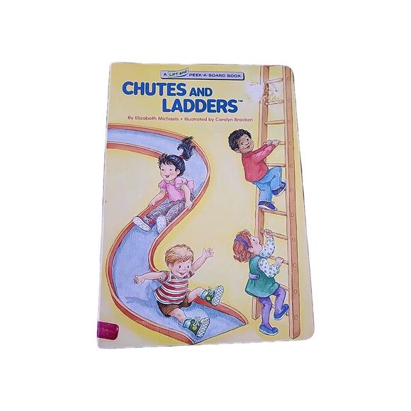 Chutes and Ladders by Carolyn Bracken 1994 Hardcover By Random House Lift / Peek - Picture 1 of 7